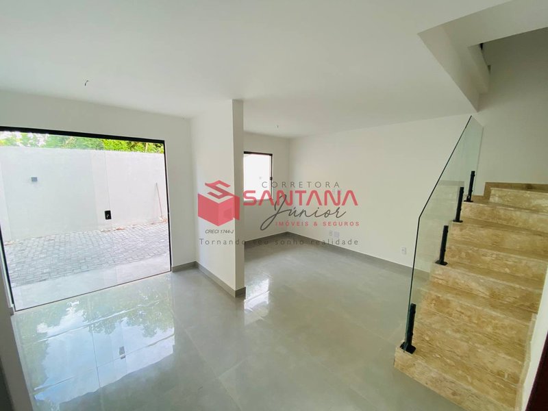 Casa em condomínio fechado 3/4 com 2 suítes Rua Jardim Ipanema Lauro de Freitas - 