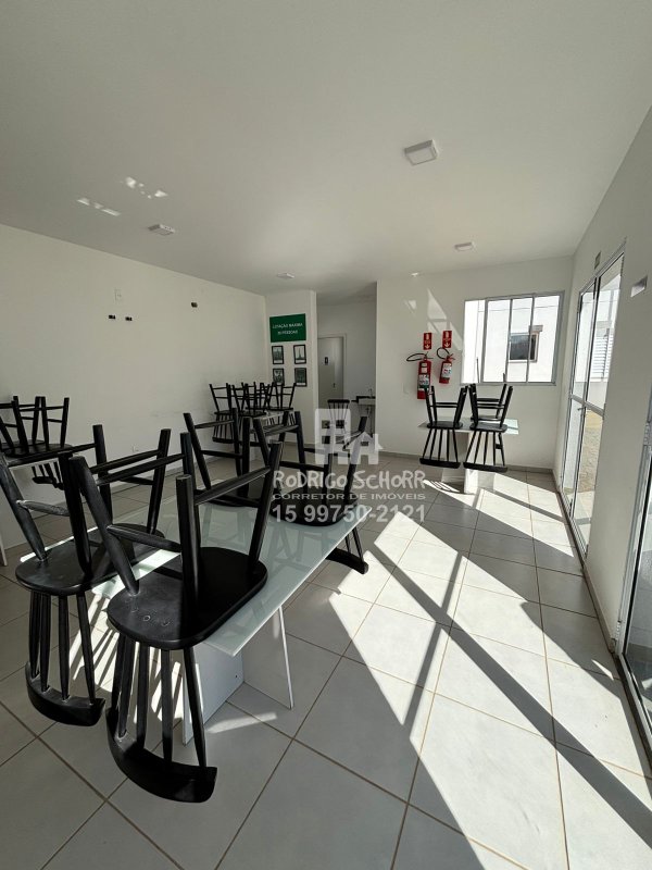 Apartamento novo no Condomínio Villagio das Flores Com 2 dormitórios e 1 banheiro!  Tatuí - 