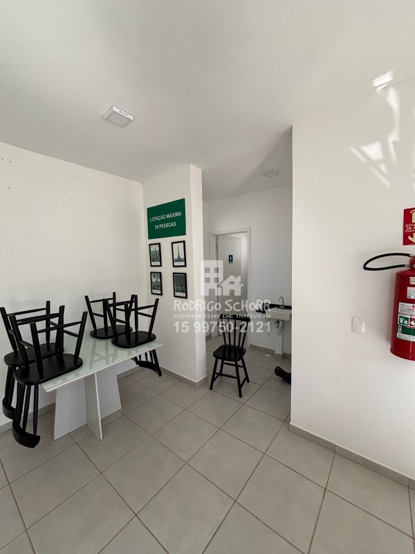 Apartamento novo no Condomínio Villagio das Flores Com 2 dormitórios e 1 banheiro!  Tatuí - 