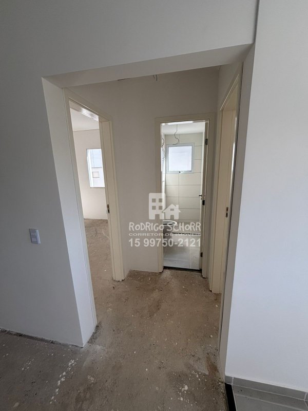 Apartamento novo no Condomínio Villagio das Flores Com 2 dormitórios e 1 banheiro!  Tatuí - 