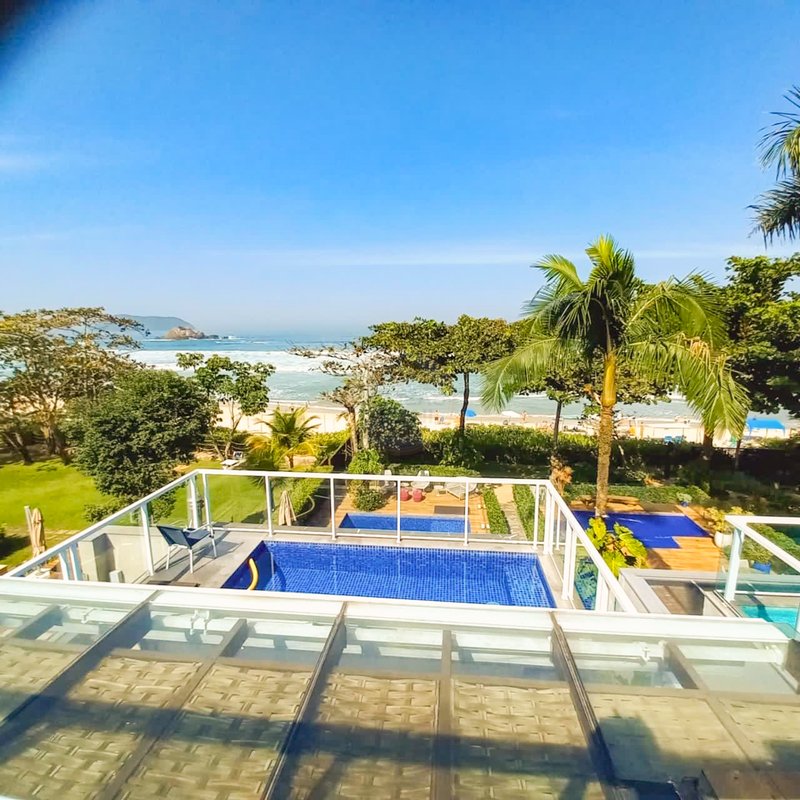 Casa frente ao mar em condomínio na Praia de Juquehy - LOCAÇÃO DIÁRIAS - São Sebastião - 