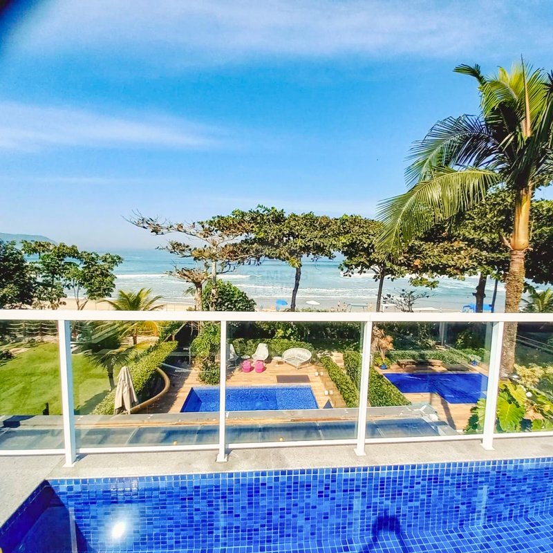 Casa frente ao mar em condomínio na Praia de Juquehy - LOCAÇÃO DIÁRIAS - São Sebastião - 