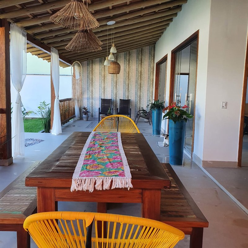 Linda casa localizada há 450 m da praia em bairro tranquilo e seguro Corais do Arraial Porto Seguro - 