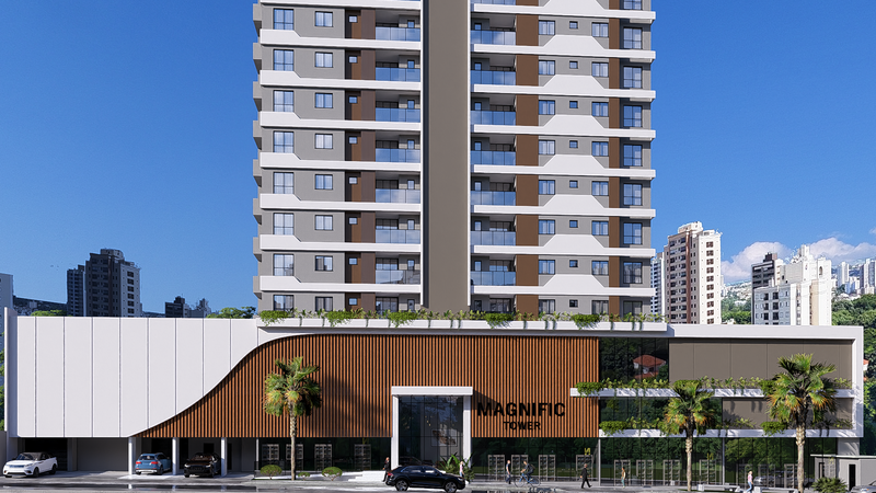 APARTAMENTO COM 2 SUÍTES NO SÃO LUIZ - Brusque - 