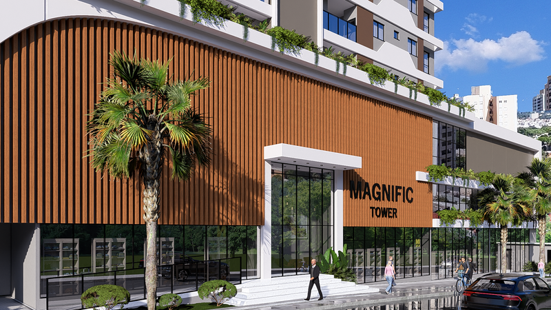 APARTAMENTO COM 1 SUÍTE MAIS 2 DEMI-SUÍTES NO SÃO LUIZ - Brusque - 