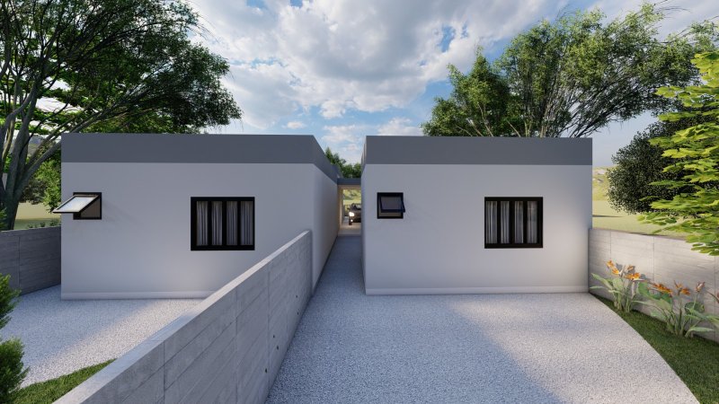 CASA COM 1 SUÍTE MAIS 1 DORMITÓRIO NO LAGEADO BAIXO - Guabiruba - 