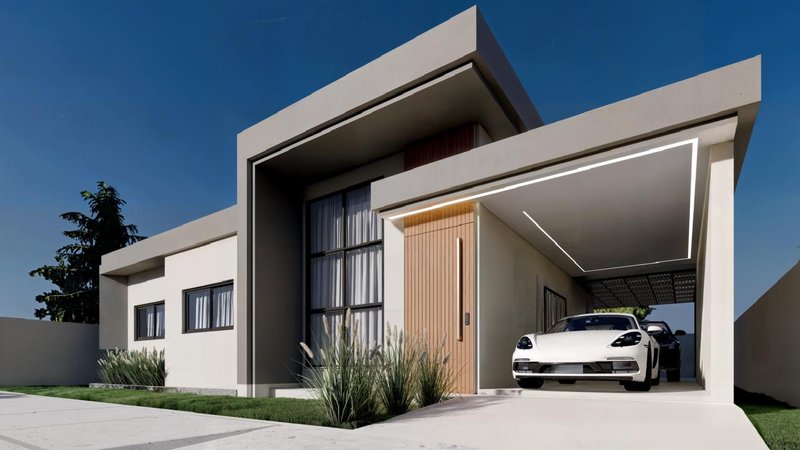 CASA COM 1 SUÍTE MAIS 2 DORMITÓRIOS NA GUABIRUBA SUL - Guabiruba - 