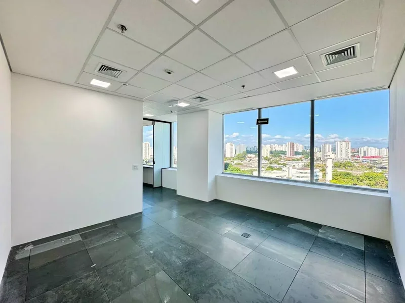 ALUGA-SE CONJUNTO COMERCIAL 114M2 - 2 VAGAS - ANDAR ALTO Avenida das Nações Unidas São Paulo - 