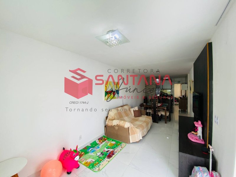 Apartamento com 2/4 no Busca Vida Side Concept Rua São Jorge Camaçari - 