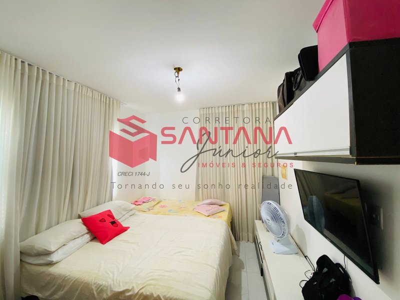Apartamento com 2/4 no Busca Vida Side Concept Rua São Jorge Camaçari - 