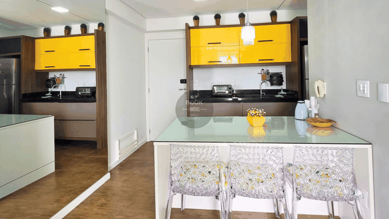 Apartamento vista mar repleto de lazer! Avenida Presidente Wilson Santos - 