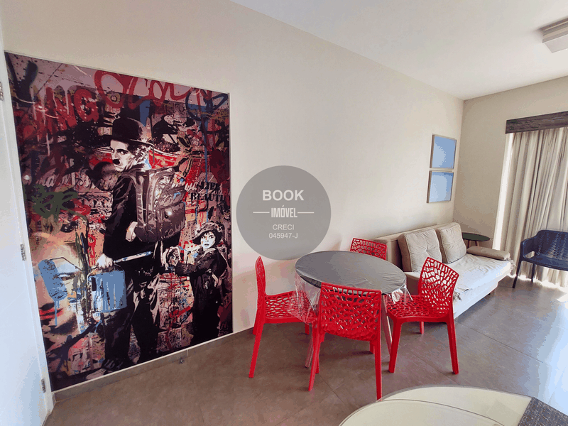 Apartamento com vista mar lateral Avenida Presidente Wilson Santos - 