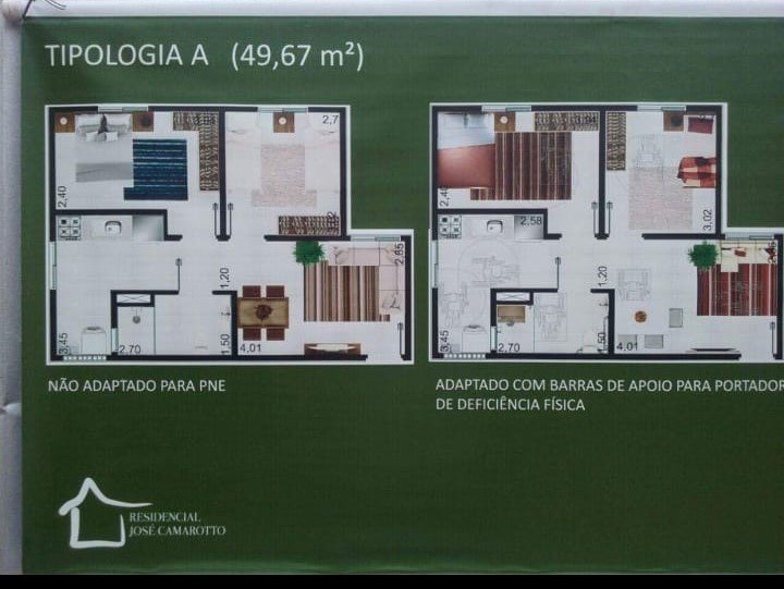 Apartamento, para locação, 02 dorm., Residencial Camarotto - Quitauna - Osasco/ SP R. Ananias de Almeida Osasco - 