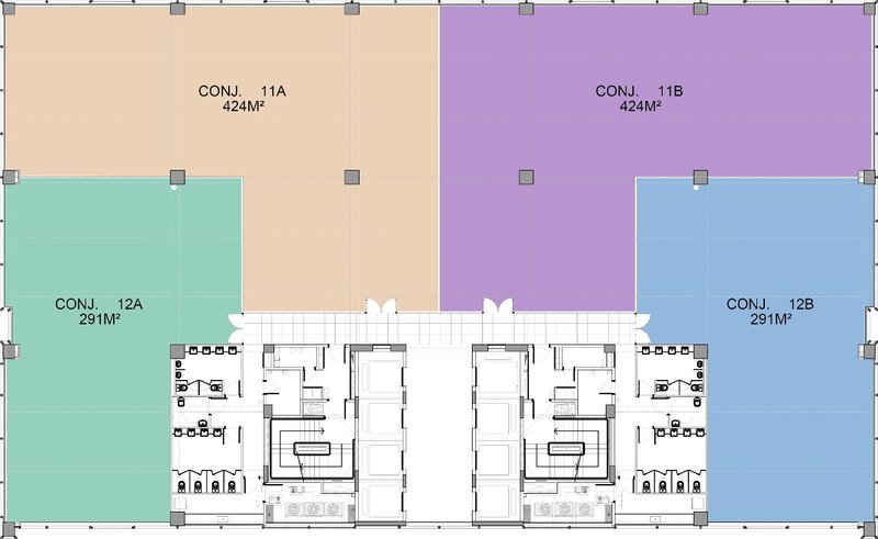 ALUGA-SE ESCRITÓRIO COM AUTOMAÇÃO - 715M2 OPEN SPACE - CONDOMÍNIO COMERCIAL EBP Rua Werner Von Siemens São Paulo - 