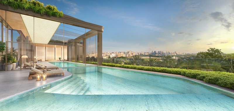 Vista Cyrela Furnished by Armani/Casa -Torre Milano- 348m² a 411,50m²- 4 suítes- 4 vagas Rua São Cassiano São Paulo - 