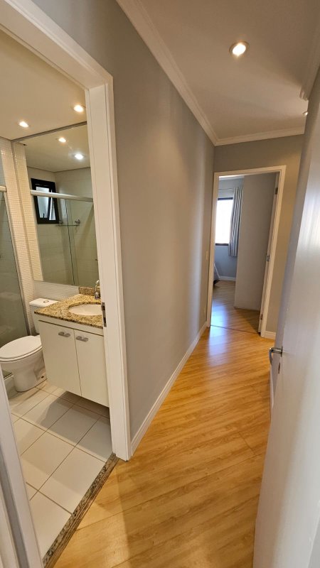 ALUGA-SE LINDO APARTAMENTO MOBILIADO 86M2 - ANDAR ALTO!! Rua Viaza São Paulo - 