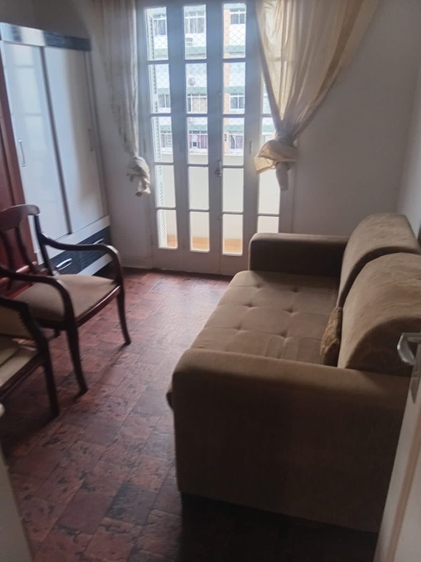 Excelente apartamento mobiliado com 02 dormitórios para locação - Embaré - Santos - SP Avenida Bartholomeu de Gusmão Santos - 