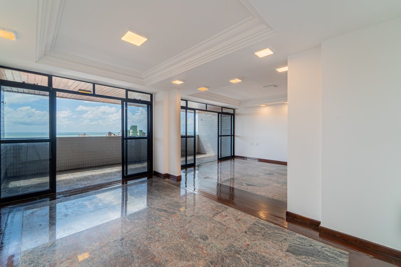 Cobertura duplex em João Pessoa 404m² 4 suítes 3 vagas Rua Eutiquiano Barreto João Pessoa - 