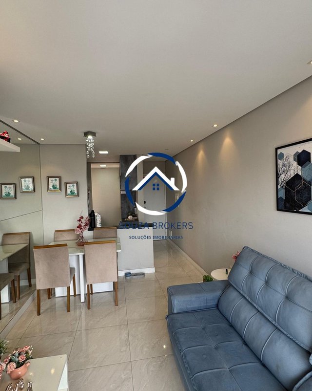Lindo apartamento de 54m² na Vila Humaitá em Santo André - Santo André - 