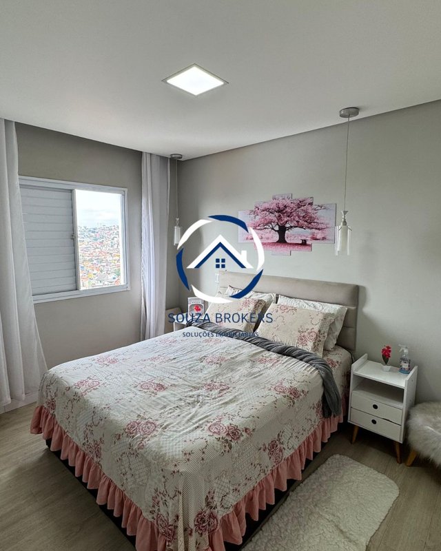 Lindo apartamento de 54m² na Vila Humaitá em Santo André - Santo André - 