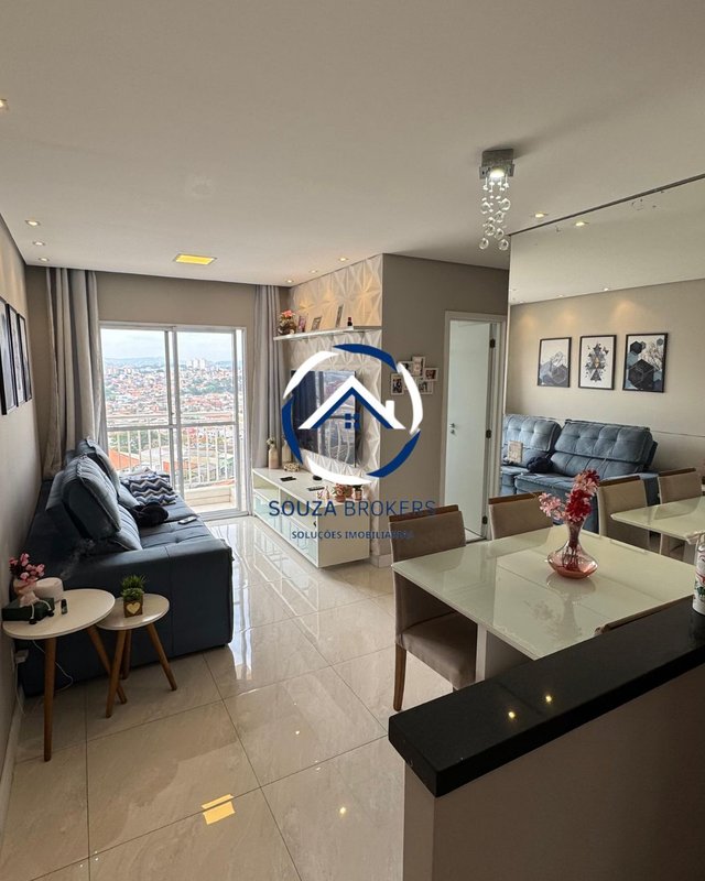 Lindo apartamento de 54m² na Vila Humaitá em Santo André - Santo André - 