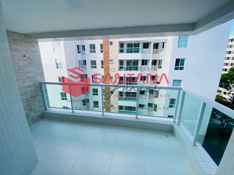 Apartamento Nascente com 3/4, sendo 2 Suítes no Jardim Aeroporto Rua Itamarajú Lauro de Freitas - 