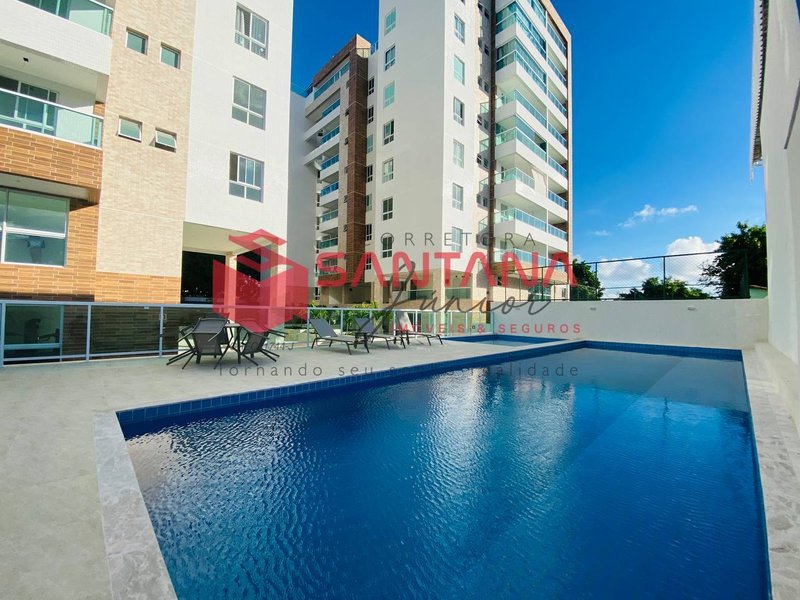 Apartamento Nascente com 3/4, sendo 2 Suítes no Jardim Aeroporto Rua Itamarajú Lauro de Freitas - 