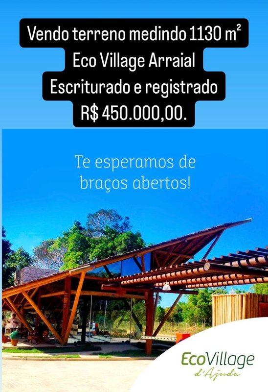 Terreno no condomínio Eco Village Arraial Estrada velha Arraial - Trancoso Porto Seguro - 