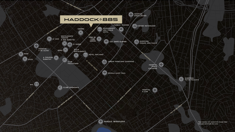 Studios Prontos de 26 m² a 42 m² e apartamentos de 185 m² - Jardins - São Paulo - SP Rua Haddock Lobo São Paulo - 