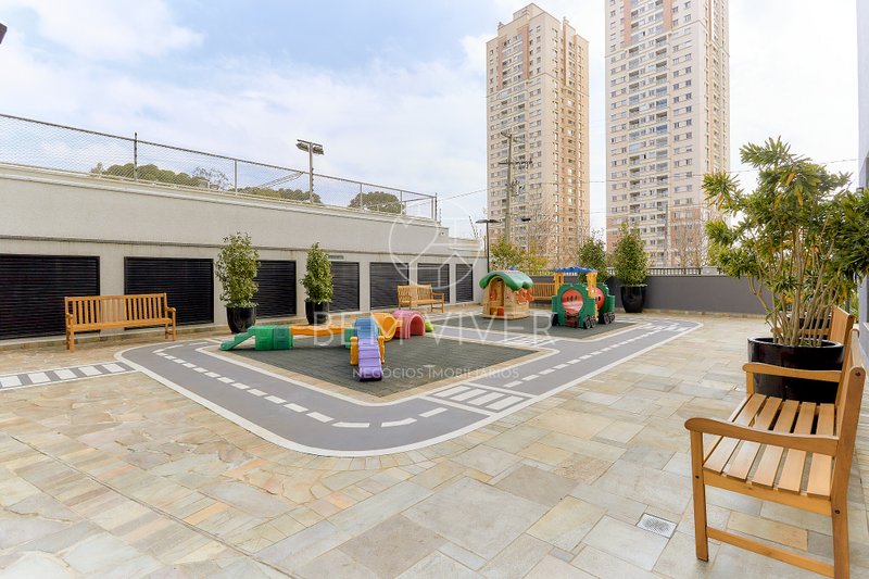 Apartamento cond Clube Ecoville, 105m², 03 quartos, área externa, piscina aquecida Rua Monsenhor Ivo Zanlorenzi Curitiba - 