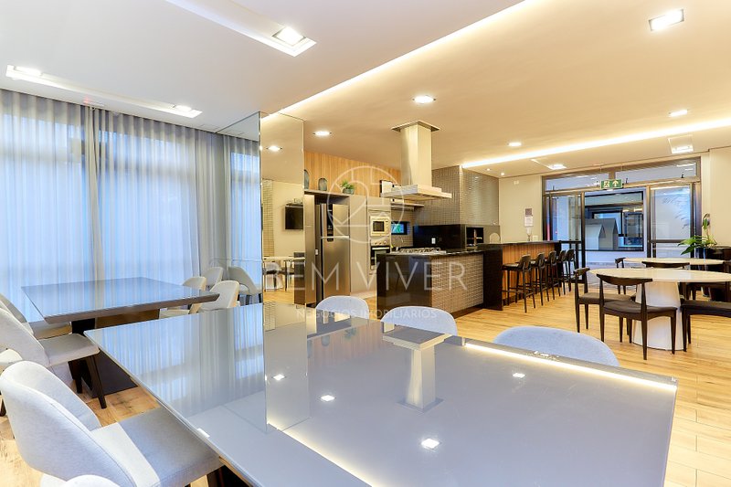 Apartamento cond Clube Ecoville, 105m², 03 quartos, área externa, piscina aquecida Rua Monsenhor Ivo Zanlorenzi Curitiba - 