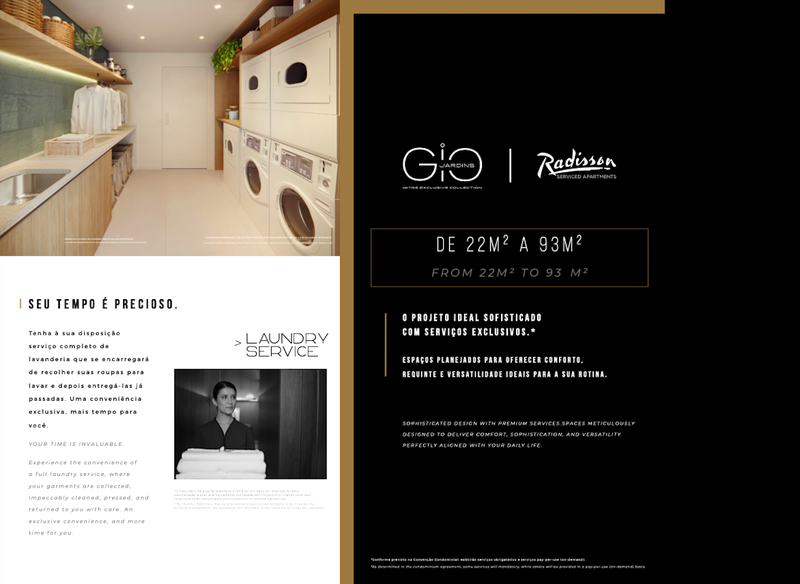 Studios, apartamentos 1 por andar de 178,97 m² e 1 Cobertura Duplex 276 m² - Jardins - SP Alameda Gabriel Monteiro da Silva São Paulo - 