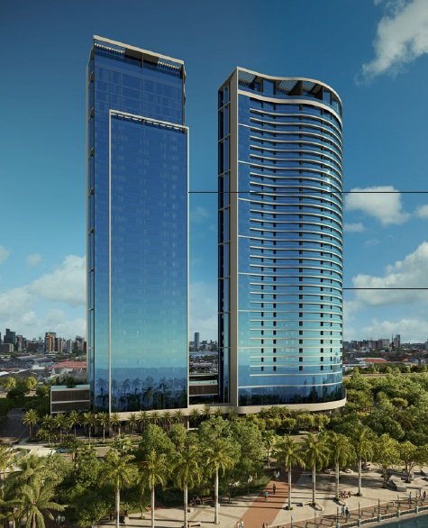 3 ou 4 suítes. 118 a 335 m². 2 a 4 garagens. Nascente.  Avenida Engenheiro José Estelita Recife - 