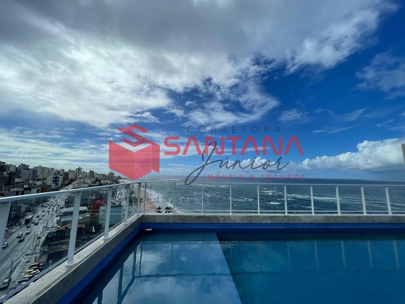 Loft com varanda vista mar na Pituba Rua Visconde de Itaborahy Salvador - 
