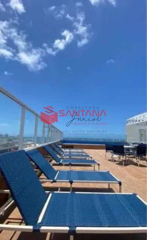 Loft com varanda vista mar na Pituba Rua Visconde de Itaborahy Salvador - 