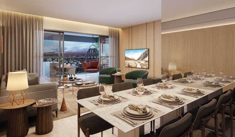 Apartamento Dream View Sky Resort - Fase 1 2 suítes 73m² Alberto Ramos São Paulo - 