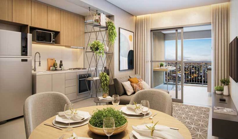 Apartamento Dream View Sky Resort - Fase 1 2 suítes 73m² Alberto Ramos São Paulo - 