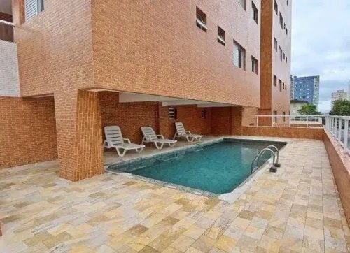 Excelente apartamento mobiliado com 02 dormitórios para locação - Praia  Grande - SP Rua Oceânica Amábile Praia Grande - 