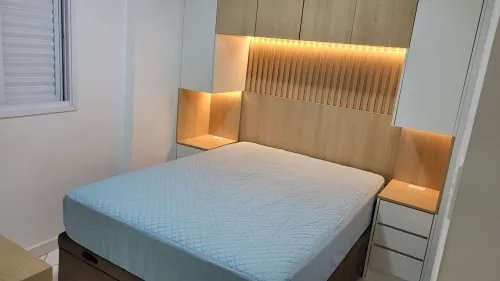 Excelente apartamento mobiliado com 02 dormitórios para locação - Praia  Grande - SP Rua Oceânica Amábile Praia Grande - 