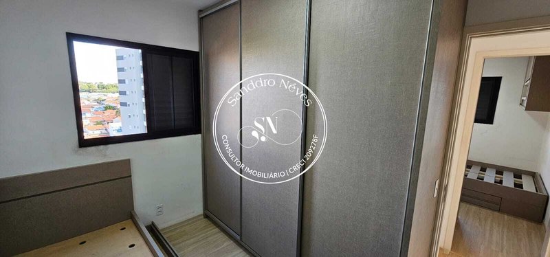 Apartamento locação – 56m| Semi mobiliado |2 dorm. 1 Suite | R$ 2.900 pcte - JR 1 Campolim Rua Elias Rodrigues Claro Sorocaba - 