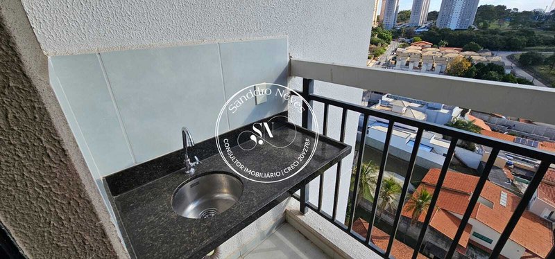 Apartamento locação – 56m| Semi mobiliado |2 dorm. 1 Suite | R$ 2.900 pcte - JR 1 Campolim Rua Elias Rodrigues Claro Sorocaba - 