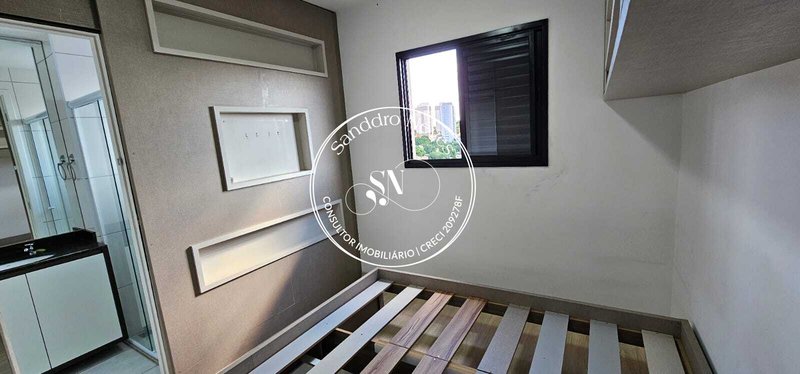Apartamento locação – 56m| Semi mobiliado |2 dorm. 1 Suite | R$ 2.900 pcte - JR 1 Campolim Rua Elias Rodrigues Claro Sorocaba - 