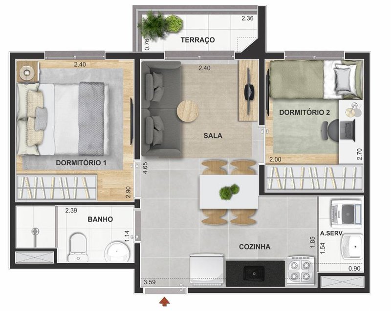 MORE NA MOOCA COM APENAS  R$ 800 REAIS DE ENTRADA LANÇAMENTO CURY Rua Dona Ana Neri São Paulo - 