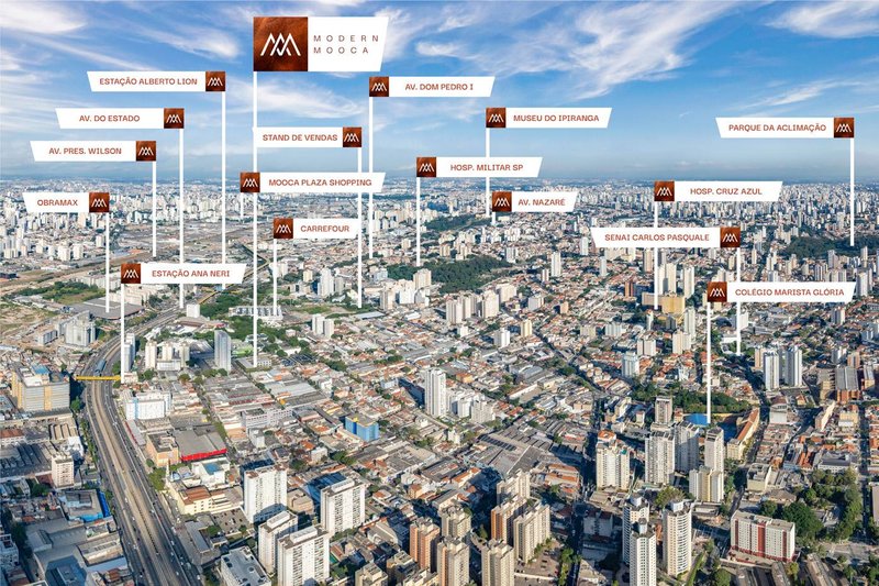 MORE NA MOOCA COM APENAS  R$ 800 REAIS DE ENTRADA LANÇAMENTO CURY Rua Dona Ana Neri São Paulo - 