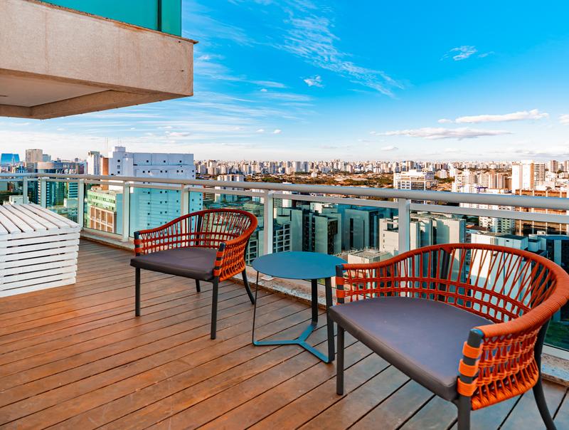 VENDE-SE OU ALUGA-SE COBERTURA ESPETACULAR – BROOKLIN – 165m2 Rua Flórida São Paulo - 