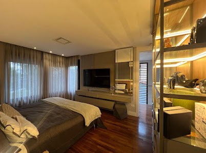 Casa mobiliada Alphaville 9 - Arquitetura Breno Santiago - Santana de Parnaíba - 