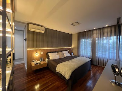 Casa mobiliada Alphaville 9 - Arquitetura Breno Santiago - Santana de Parnaíba - 