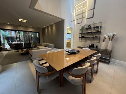 Casa mobiliada Alphaville 9 - Arquitetura Breno Santiago - Santana de Parnaíba - 