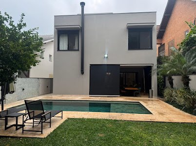 Casa mobiliada Alphaville 9 - Arquitetura Breno Santiago - Santana de Parnaíba - 