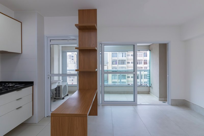 Apartamento com 39m² na Vila Buarque 01 dorm 01 vaga Rua Santa Isabel São Paulo - 